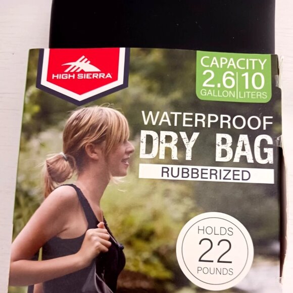High Sierra Waterproof Dry Bag Capacity 2.6 Gallon / 10 Liters - New - Picture 2 of 9